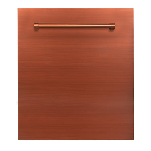 ZLINE 24" Dishwasher Panel in Copper with Traditional Handle (DP-C-H-24)