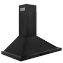 ZLINE 30" Convertible Vent Wall Mount Range Hood in Black Stainless Steel (BSKBN-30)