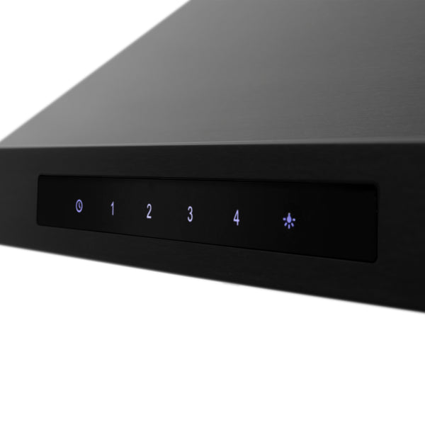 ZLINE 30" Convertible Vent Wall Mount Range Hood in Black Stainless Steel (BSKBN-30)