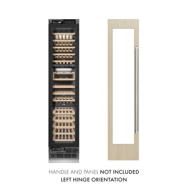 ZLINE 18 in. 9.0 cu. ft. Triple Zone 68 Bottle Panel Ready Left Hinge Column Wine Cooler (RBCWVL-18)