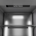 ZLINE Autograph Edition 24 in. 12.4 cu. ft. Column Freezer in Stainless Steel with Graphite Gray Interior and Polished Gold Accents (RCFVZ-304-24-G)