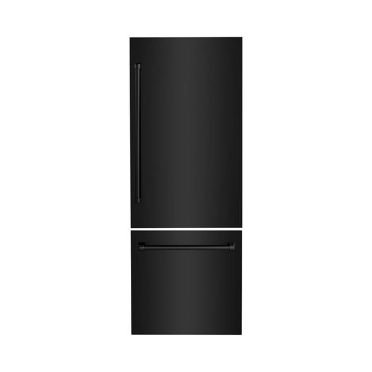 ZLINE 30" Refrigerator Panels in Black Stainless Steel for a 30" Built-in Refrigerator (RPBIV-BS-30)