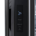 ZLINE 36 in. 28.9 cu. ft. Standard-Depth French Door External Water Dispenser Refrigerator with Dual Ice Maker in Fingerprint-Resistant Black Stainless Steel (RSM-W-36-BS)