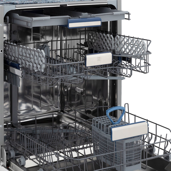 ZLINE 24 in. Tallac Series 3rd Rack Panel Ready Dishwasher with Stainless Steel Tub, 51dBa (DWV-24)