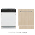 ZLINE 24 in. Tallac Series 3rd Rack Panel Ready Dishwasher with Stainless Steel Tub, 51dBa (DWV-24)