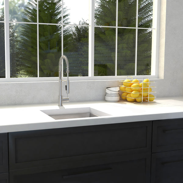 ZLINE 15 in. Boreal Undermount Single Bowl Bar Kitchen Sink in Stainless Steel (SUS-15)
