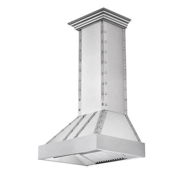 ZLINE 48 in. Ducted Vent Designer Series Wall Mount Range Hood in Satin Stainless Steel (655-4SSSS-48)