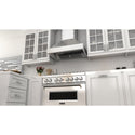 ZLINE 48 in. Ducted Vent Designer Series Wall Mount Range Hood in Satin Stainless Steel (655-4SSSS-48)