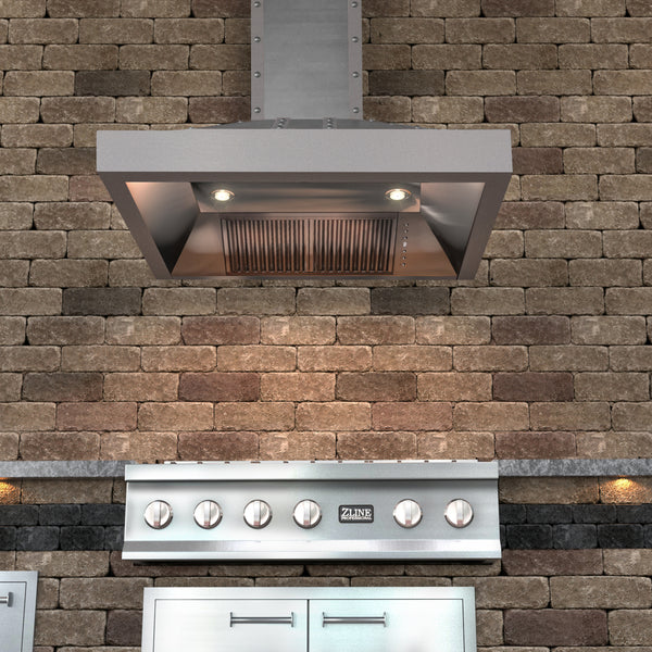 ZLINE 48 in. Ducted Vent Designer Series Wall Mount Range Hood in Satin Stainless Steel (655-4SSSS-48)