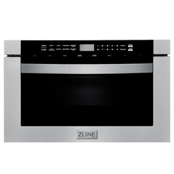 ZLINE 24 in. 1.2 cu. ft. Built-in Microwave Drawer in Stainless Steel, Open Box-Great Condition
