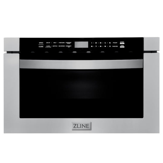 ZLINE 24 in. 1.2 cu. ft. Built-in Microwave Drawer in Stainless Steel, Open Box-Great Condition