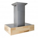 ZLINE 42" Designer Series Wooden Wall Mount Range Hood in Butcher Block (681M-42)