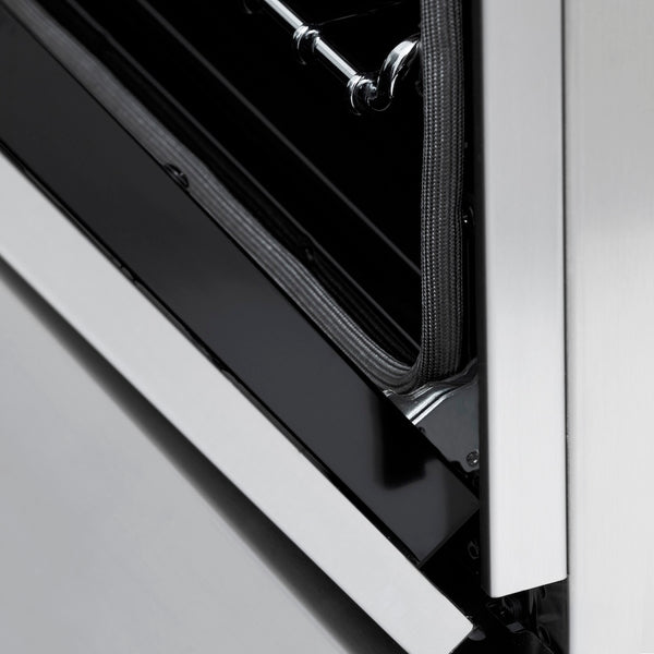 ZLINE Autograph Edition 36 in. 4.6 cu. ft. Legacy Dual Fuel Range with 6 Burner Gas Cooktop and Electric Convection Oven in Stainless Steel and Champagne Bronze Accents, Open Box-Good Condition