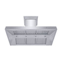 ZLINE 48" Professional Ducted Wall Mount Range Hood in Stainless Steel with Crown Molding (667CRN-48)