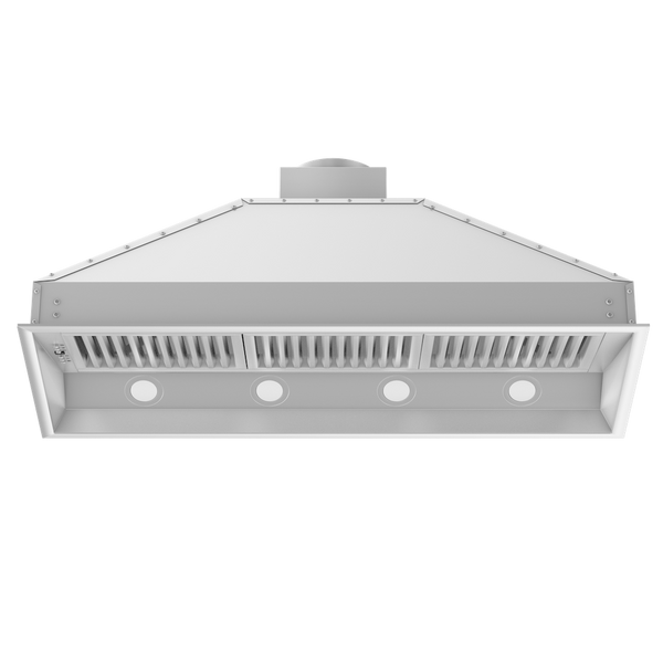 ZLINE 46 in. Ducted Wall Mount Range Hood Insert in Stainless Steel (698-46)