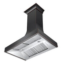 ZLINE 48 in. Designer Series Oil-Rubbed Bronze Ducted Wall Range Hood (8632B-48)