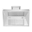 ZLINE 36" Designer Series Ducted Wall Mount Range Hood in Fingerprint Resistant Stainless Steel (8656S-36)