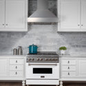 ZLINE 36" Designer Series Ducted Wall Mount Range Hood in Fingerprint Resistant Stainless Steel (8656S-36)