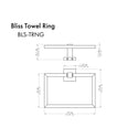 ZLINE Bliss Towel Ring in Champagne Bronze (BLS-TRNG-CB)