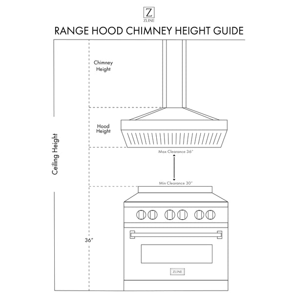 ZLINE 30" Wooden Convertible Vent Wall Mount Range Hood in Rustic Light Finish - Includes Motor (KPLL-30)