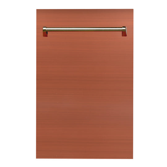 ZLINE 18 in. Dishwasher Panel in Copper with Traditional Handle (DP-C-H-18)
