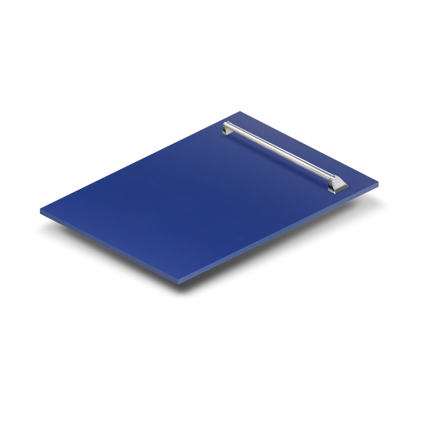 ZLINE 18 in. Dishwasher Panel in Blue Matte with Traditional Handle (DP-BM-18)