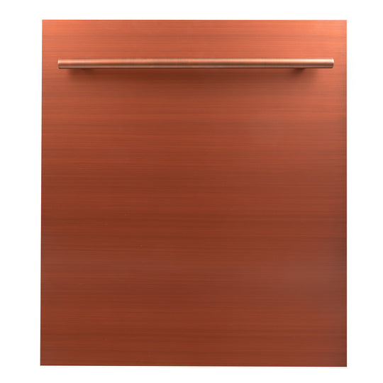 ZLINE 24" Dishwasher Panel in Copper with Modern Handle (DP-C-24)