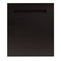 ZLINE 24 in. Dishwasher Panel in Oil Rubbed Bronze with Traditional Handle (DP-ORB-H-24)