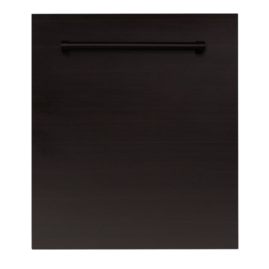 ZLINE 24 in. Dishwasher Panel in Oil Rubbed Bronze with Traditional Handle (DP-ORB-H-24)