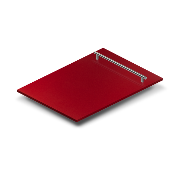 ZLINE 18 in. Dishwasher Panel in Red Gloss with Modern Handle (DP-RG-H-18)