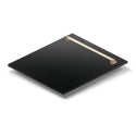 ZLINE Autograph Edition 24 in. Tallac Dishwasher Panel in Black Stainless Steel with Polished Gold Handle (DPVZ-BS-24-G)