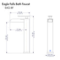 ZLINE Eagle Falls Bath Faucet in Brushed Nickel (EAG-BF-BN)