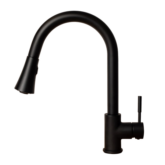 ZLINE Edison Kitchen Faucet in Matte Black (EDS-KF-MB)