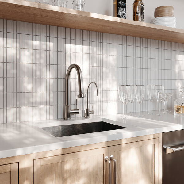 ZLINE 23 in. Meribel Undermount Single Bowl Stainless Steel Kitchen Sink with Bottom Grid (SRS-23)