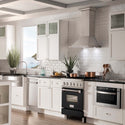 ZLINE 24 in. 2.8 cu. ft. Legacy Induction Range with 4 Element Cooktop and Electric Oven in Stainless Steel and Black Matte Door, Open Box-Good Condition