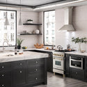 ZLINE Autograph Edition 24 in. 2.8 cu. ft. Legacy Dual Fuel Range with 4 Burner Gas Cooktop and Electric Convection Oven in Stainless Steel and Polished Gold Accents, Open Box-Good Condition