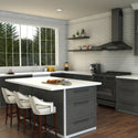 ZLINE Gemini Kitchen Faucet in Brushed Nickel (GEM-KF-BN)