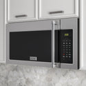 ZLINE 30 in. 1.5 cu. ft. Over-The-Range Convection Microwave Oven in Satin Stainless Steel with Traditional Handle and Sensor Cooking, Open Box-Great Condition