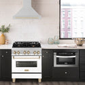 ZLINE 30 in. Autograph Edition Convertible Stainless Steel Range Hood with Stainless Steel Shell and Polished Gold Accents (KB4STZ-30-G)