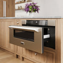 ZLINE 30 in .1.2 cu. ft. Built-In Microwave Drawer in Stainless Steel, Open Box-Great Condition