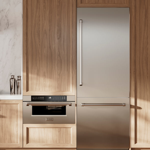 ZLINE 30 in .1.2 cu. ft. Built-In Microwave Drawer in Stainless Steel, Open Box-Great Condition