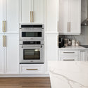 ZLINE 30 in. Professional True Convection Double Wall Oven with Air Fry and Self Clean in Stainless Steel, Open Box-Great Condition