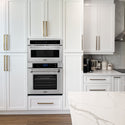 ZLINE 30 in. 1.6 cu ft. Built-in Convection Microwave Oven in Satin Stainless Steel with Speed and Sensor Cooking, Open Box-Great Condition