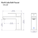ZLINE North Lake Bath Faucet in Chrome (NTL-BF-CH)