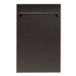 ZLINE 18 in. Dishwasher Panel in Oil Rubbed Bronze with Traditional Handle (DP-ORB-H-18)