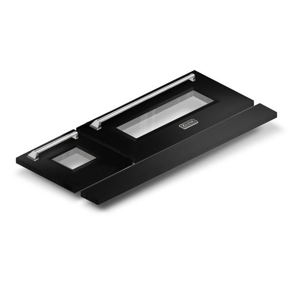 ZLINE 48 in. Black Matte Range Doors for RA and RG Models (RA-DR-BLM-48)