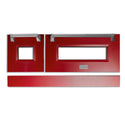 ZLINE 48 in. Red Matte Range Doors for RA and RG Models (RA-DR-RM-48)