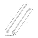 ZLINE 36 in. Built-in Refrigerator Handles (Set of 3) in Stainless Steel (RBIVH-SS-36)