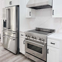 ZLINE 30 in. 4.0 cu. ft. Legacy Induction Range with 4 Element Cooktop and Electric Convection Oven in Stainless Steel, Open Box-Good Condition