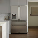 ZLINE 36 in. 21.6 cu. ft. Counter-Depth French Door Refrigerator with Water and Ice Dispenser in Fingerprint-Resistant Stainless Steel, Open Box-Great Condition